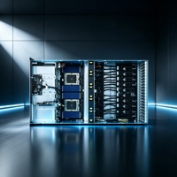 Serveur GPU 4U en rack ESC8000A-E12, double AMD EPYC 9004, DDR5, 8 PCIe 5.0 X16, serveur de calcul pour l'entraînement IA, en stock