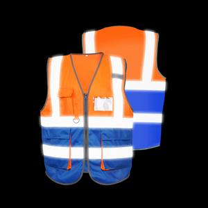 <span class=keywords><strong>Lanxiang</strong></span> Gilet de sécurité réfléchissant aux normes européennes et américaines Modèle multi-poches pour la construction de jardins Vêtements réfléchissants de nuit - Product Image 2