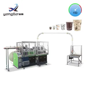 China Supplier Paper Coffee Cup Production Machine Low Price Fully Automatic Double Wall Machine For Manufacturing Paper Cups