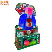 Funpark Kicker, machine de jeu d'arcade à pédalage, équipement de divertissement à monnayeur pour centres de jeux et lieux de divertissement