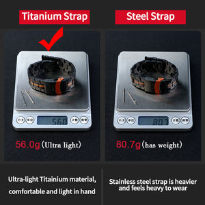 أحزمة ساعة من التيتانيوم الأصلي لساعة Huawei Watch GT5 Pro GT4 بحجم 46 مم، أساور عالمية من التيتانيوم الصلب بحجم 22 مم لساعات Amazfit GTR 4 3 <span class=keywords><strong>2</strong></span> و Xiaomi S3 - Product Image 2