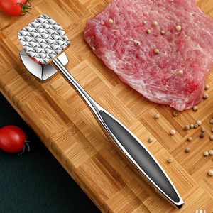 <b>Meat</b> Tenderizer Double Sided Zinc Alloy Steak Pounder Household <b>Meat</b> Tool - Product Image 1