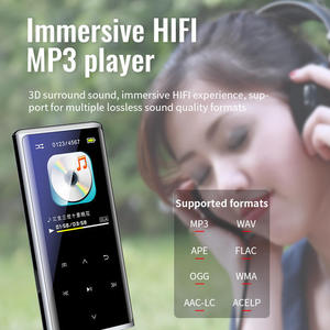 Lecteur MP3 portable BT 5.2 HiFi sans perte avec haut-parleur intégré, radio FM, enregistreur vocal, e-book, écran de 1,8 pouce et commande par boutons - Product Image 5