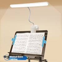 Lampe de table à clipser au design moderne, 3 couleurs, protection des yeux, charge USB anti-éblouissement, lecture, lampe de bureau à LED pour étudiants