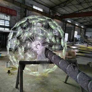 Produzione all'Ingrosso Luce LED a Dente di Leone da Esterno 6M 7M 7,5M in Acciaio Inossidabile 304 Denti di Leone LED RGB - Product Image 5