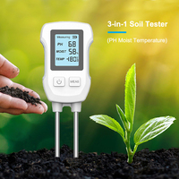 Testeur de pH du sol portable haute précision, hygromètre manuel pour plantes de jardin avec structure à aiguille