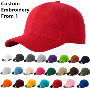 Gorra de béisbol de nueva marca bordada Gorra de hip hop Gorra de moda con Red y material de algodón - Product Image 1