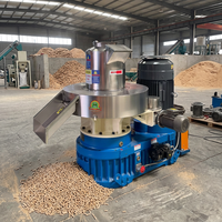 Machine à granulés de bois centrifuge à matrice annulaire CE avec moteur de 75 kW pour la production de granulés à partir de coques de riz, pailles, herbe et sciure de bois, haute productivité, usage agricole