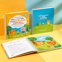 Livre d'histoires pour enfants personnalisé XJY, couverture rigide colorée, reliure à spirale, journal pour bébé