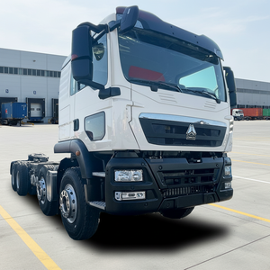 รถบรรทุกหัวลาก Sinotruk HOWO TX 8x4 มือสอง เครื่องยนต์ดีเซล Weichai 6 สูบ 6 เกียร์ขับเคลื่อน ระบบกันสะเทือนแบบลม เบาะนั่งด้านซ้าย พวงมาลัยซ้าย - Product Image 3