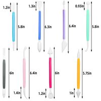 Ensemble de 8 outils de modelage d'argile en plastique Kit d'outils en céramique pour sculpter un outil de modelage d'argile polymère en plastique