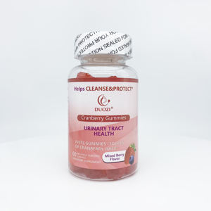 OEM Mujeres Probiotic Cranberry Gummies Oral <span class=keywords><strong>Liquid</strong></span> Vitaminas para la salud del tracto urinario para adultos No para niños - Product Image 2