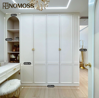 Armoire sur mesure moderne haut de gamme avec organisation flexible pour projets hôteliers et d'appartements