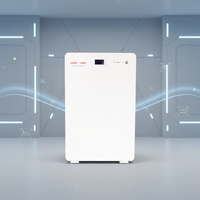 Conteneur de stockage d'énergie domestique de petite taille, sur pied, pour batteries LiFePO4 51.2V, avec équipement CAN