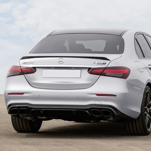 Mercedes-Benz E-Class W213 2021+ Rear Body Kit Glossy Black Silver Trim PP Material - Product Image 3