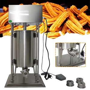 Machine à farcir les saucisses électrique 10-12-15L, poussoir à saucisses, machine de remplissage, machine à churros espagnols et fruits torsadés - Product Image 2