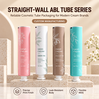 Tube d'emballage pour crème pour les mains en aluminium et plastique laminé, logo personnalisé, impression UV, bouchon à vis 12,7-35 mm
