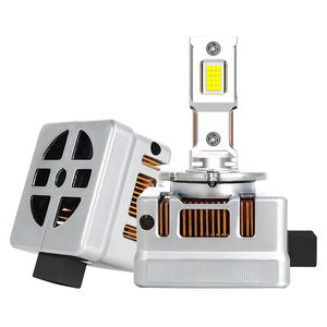 ชุด D ไฟหน้า LED สำหรับรถยนต์ D1S D2S D3S D4S LED CANbus D1s หลอดไฟหน้า LED 150W กำลังไฟสูงสว่างมาก2สีทองแดง - Product Image 1