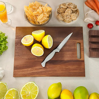 [DDP USA EU] Planche à découper en bois de Sapele de qualité supérieure avec poignée, planche à découper professionnelle pour la cuisine avec livraison à domicile et taxes incluses