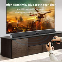 Barre de son sans fil élégante pour home cinéma avec audio multicanal et télécommande, idéale pour les téléviseurs et les appareils intelligents