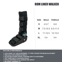 Achat en gros : Botte de marche médicale pour adulte, en caoutchouc antidérapant EVA, avec cadran d'angle réglable, pour la rééducation des entorses de grade 2 et 3