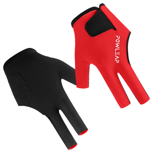 Gants de <span class=keywords><strong>billard</strong></span> à trois doigts unisexes respirants de haute qualité à <span class=keywords><strong>bande</strong></span> élastique, couleur unie personnalisée, vente chaude - Product Image 4