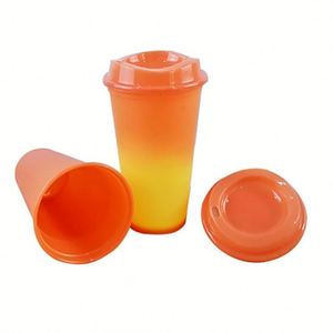 Gobelet isotherme réutilisable sans BPA de 16 oz pour boissons froides et chaudes avec couvercle - Product Image 3