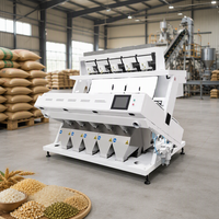Machine de tri de couleur des grains multi-canaux haute précision CCD RGB pour l'usine de traitement du riz, du blé, du maïs, des haricots et des semences