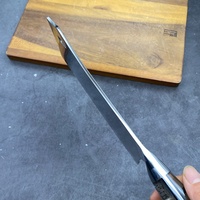 Couteau à découper les os, 67 couches d'acier Damas, lame de 4,5 mm, manche en nacre, couteau de cuisine de chef de 7 pouces