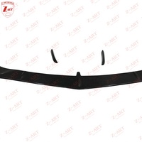 Z-ART Spoiler avant en fibre de carbone pour Mercedes-Benz W205 C205 C63 AMG, accessoires d'amélioration aérodynamique 2015-2019