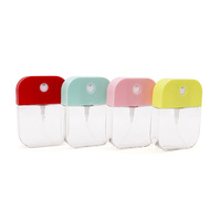 38ml 50ml Poche claire vide bouteille de parfum carte de crédit désinfectant pour les mains cosmétique vaporisateur bouteille de brouillard