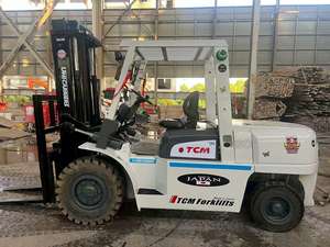 Japón hizo usado TCM FD50 carretilla elevadora Isuzu motor diesel barato 5 toneladas carretilla elevadora Komatsu TCM Toyota Heli usado barato almacén carretilla elevadora - Product Image 4