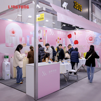 Stand d'exposition modulaire 12x9x3, 24 m², en aluminium réutilisable avec tissu SEG, robuste et durable