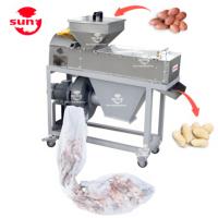 Machine à Épépiner et Décortiquer les Cacahuètes Grillées à Peau Rouge, de Type Sec à Émeri, avec une Capacité de 200 à 1000 kg/h, Prix de la Décortiqueuse à Cacahuètes