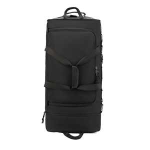 Sac de voyage souple extensible 32'' 110L (140L avec roulettes) pliable extra large avec 3 roues en ligne, sac de sport à bandoulière - Product Image 3