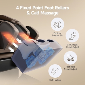 Chair Modes Zero Gravity Shiatsu Built-in Heat System Airbag With Scan Deep Yoga Chair Chair Massag Re - Product Image 5
