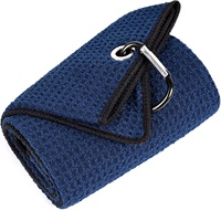 Serviette de golf en tissu gaufré de qualité supérieure avec logo personnalisé, super absorbante, anti-rayures, en microfibre, marque Yopral, taille personnalisée, accessoire de golf