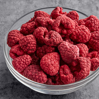 Groothandel Bulk Natuurlijke Zoete Vriesgedroogde Frambozen Fruit Vacuümverpakt Zonder Toegevoegde Suiker