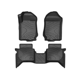 Tapis de voiture TPE étanche, intérieur de sol de haute qualité pour Ford Ranger 2015 — 2021, vente en gros