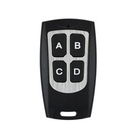 Porte électrique universelle 433MHz Code d'apprentissage Télécommande RF sans fil en métal avec EV1527 pour système de maison intelligente
