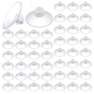 Ventouse en PVC transparent en plastique robuste Mini petite ventouse en verre de silicone avec vis personnalisée - Product Image 6