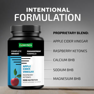 Oem Voedingsvezelsupplementen Natuurlijke Biologische Veganistische Appelazijn <span class=keywords><strong>Capsules</strong></span> <span class=keywords><strong>Pure</strong></span> Detox Appel Ondersteunt Gewichtsbeheersing - Product Image 3