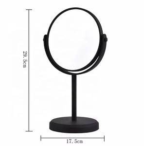 <span class=keywords><strong>Espejo</strong></span> Cosmético Profesional Personalizado de Plástico con Aumento, Doble Cara, Rotación Libre de 360 Grados, de Sobremesa - Product Image 4