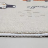 Tapis rond alphabet pour chambre d'enfant, grand tapis pour chambre de bébé, salle de jeux