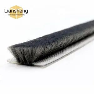 poly bond wool pile weather strip for aluminum window and door high quality mohair weather bar window brush seal