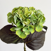 Fleur artificielle en latex à toucher réel, hortensia réaliste, fleur artificielle en gros, arrangements floraux et décorations pour la maison et les mariages