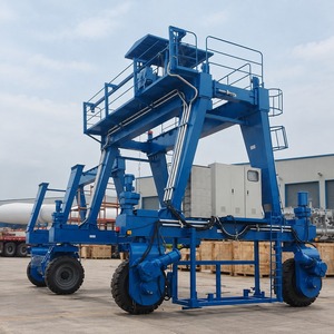 Grue portique multi-usage à pneus en caoutchouc de 120 tonnes, portée de 50 m, électrique et diesel, pour roulery, prix de gros - Product Image 1