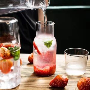 Japanese Style One Person <strong>Drink</strong> Small Capacity Glass Water <strong>Pitcher</strong> With One Cup Set Water Carafe with Cup Optional - Product Image 6