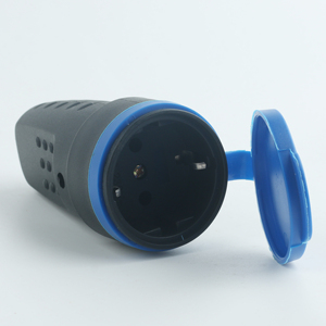 Prise de courant extensible robuste EU Schuko en caoutchouc, connecteur femelle, idéale pour lave-auto, camping et autres usages. - Product Image 6