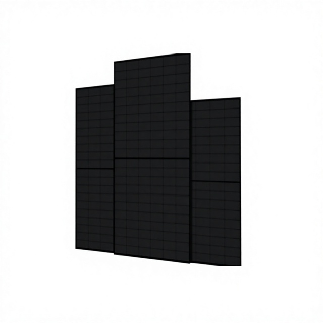 Grade-A All-black High Efficiency 450W/430W/460W Solar Panels Jiangsu; Stock Supporting Full-container-load Shipments Turnkey